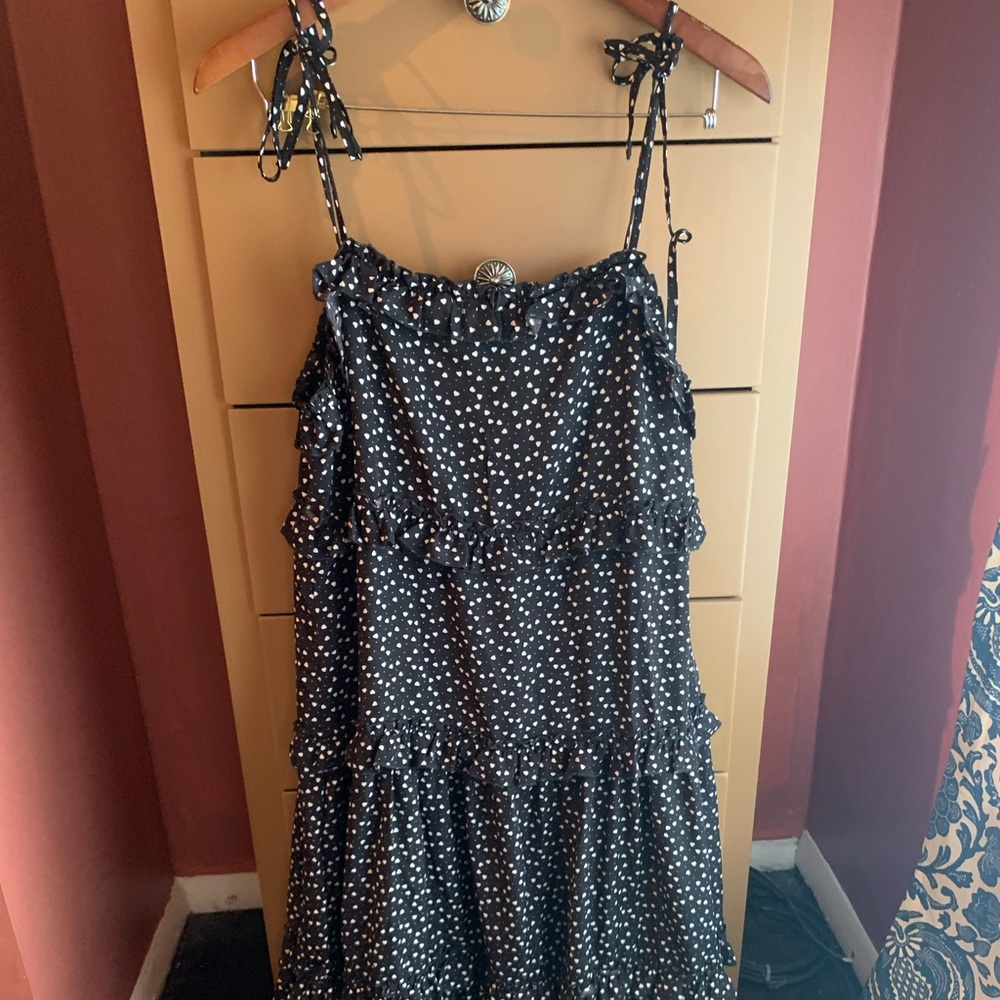 Nasty Gal tiered maxi dress